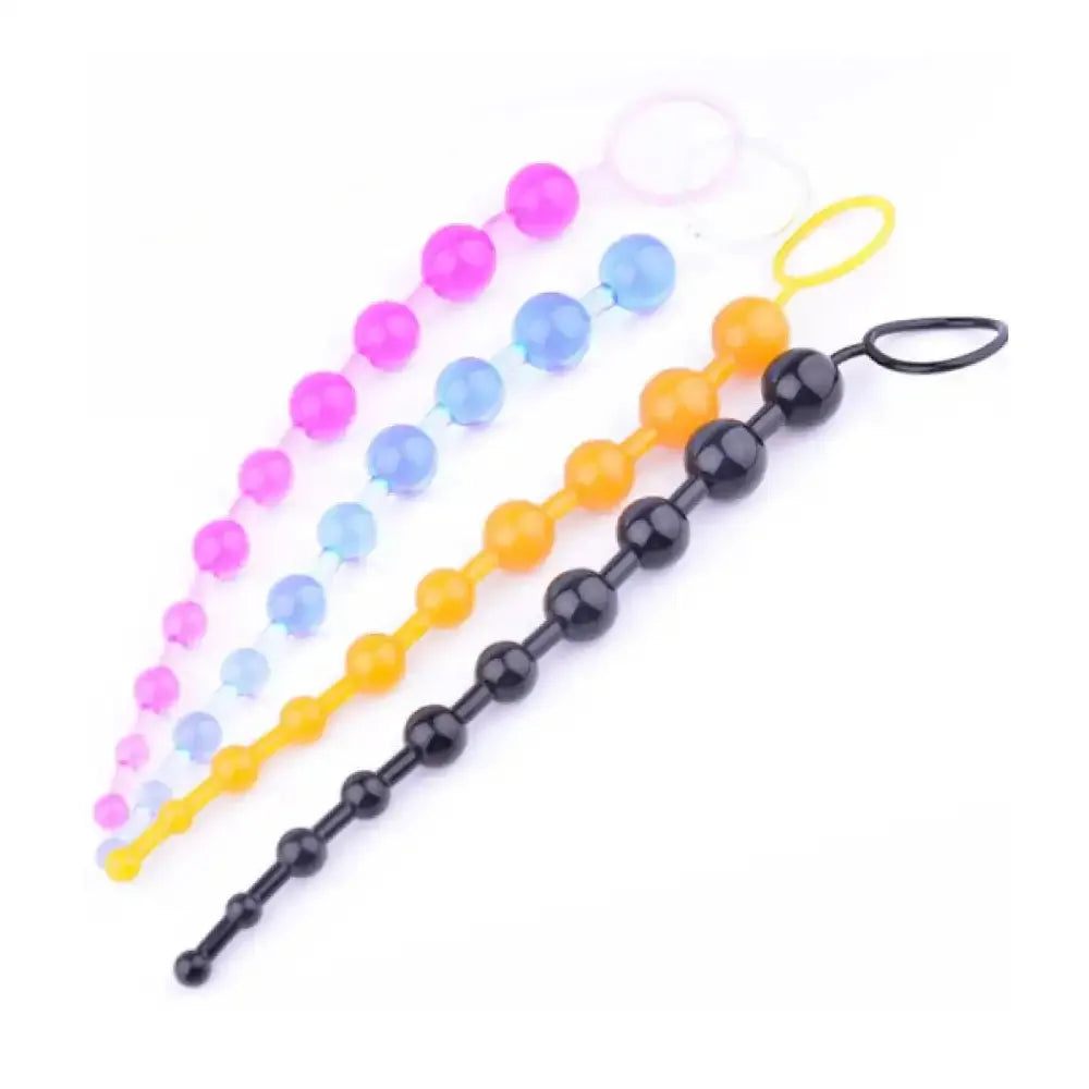 10 Inch Flexible Vibrating Beads Massager – Multicolor Personal Wellness Device