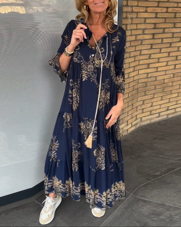 Colette | Loose Dress with V-Neck main image 0