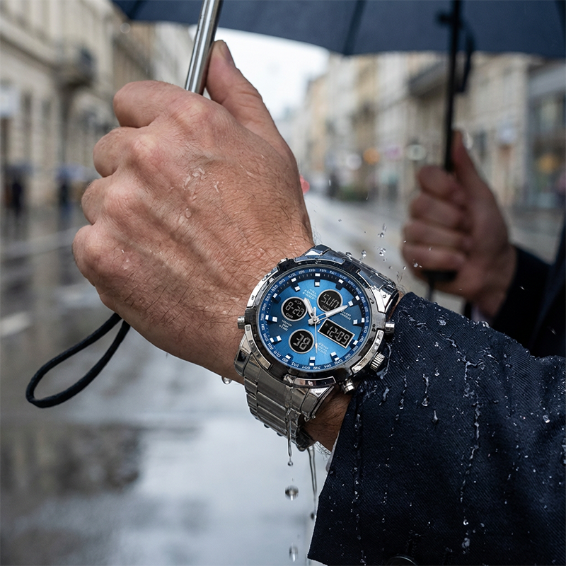 Men's Waterproof Military Analog-Digital Watches product image 4