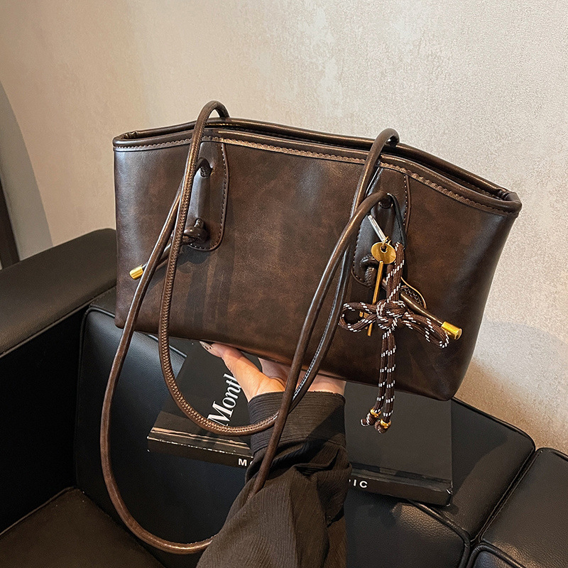 Vintage Vibe PU Leather Shoulder Bag Daily Essential 【2026 New Arrival】