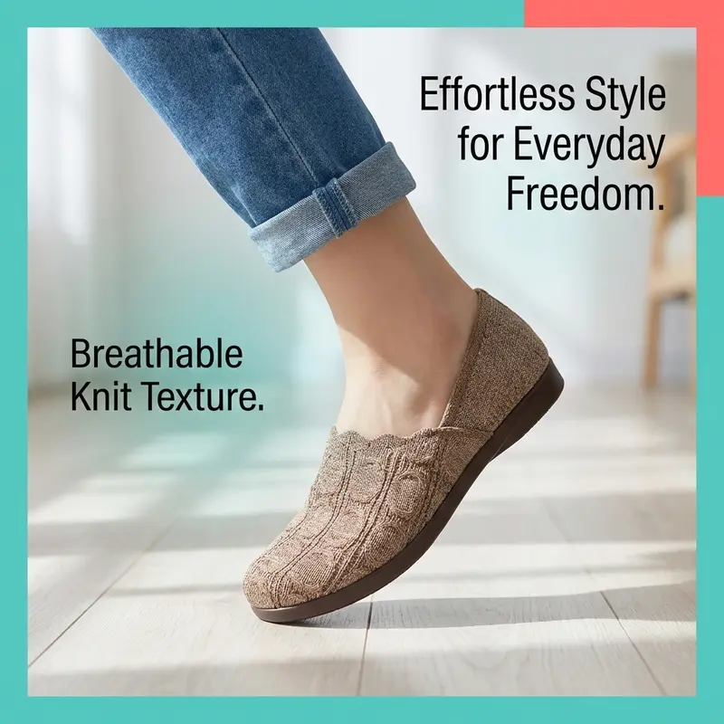 Time-Limited Special Women's Breathable Woven Slip-On Flats product image 6