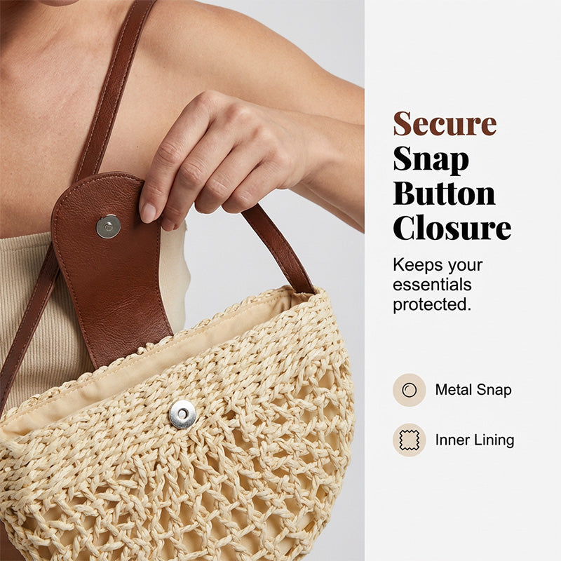 LIMITED-TIME Woven Crossbody Bag – Boho, Handwoven, Adjustable, Lightweight product image 3