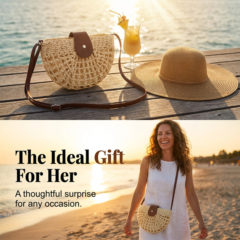 LIMITED-TIME Woven Crossbody Bag – Boho, Handwoven, Adjustable, Lightweight product image 7