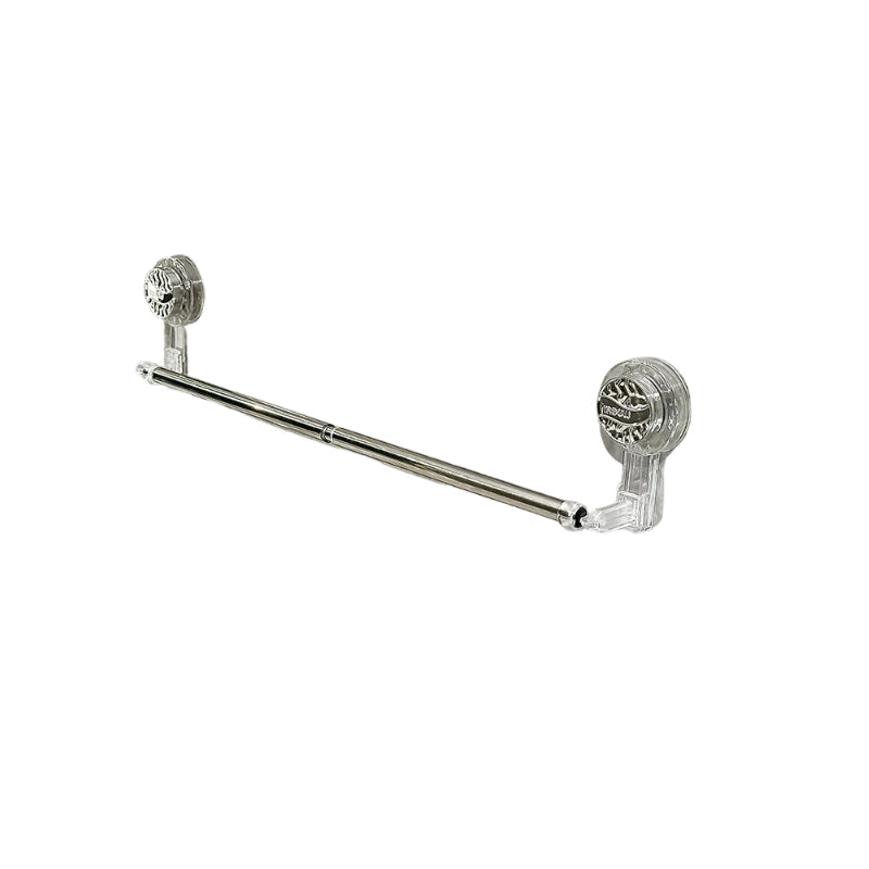 🛁 No-Drill Adjustable Suction Cup Towel Bar