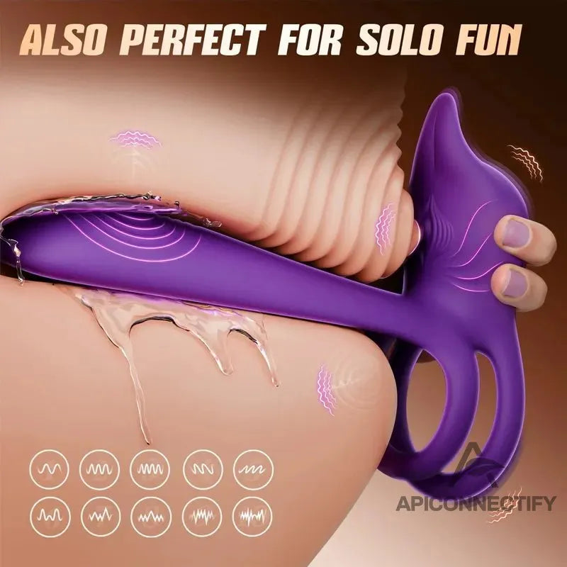 🔥LAST DAY Promotion 39% OFF 💫Enchanted Girl Luxe Smart Vibrating Ring – App-Controlled Pleasure for Couples-TooShy