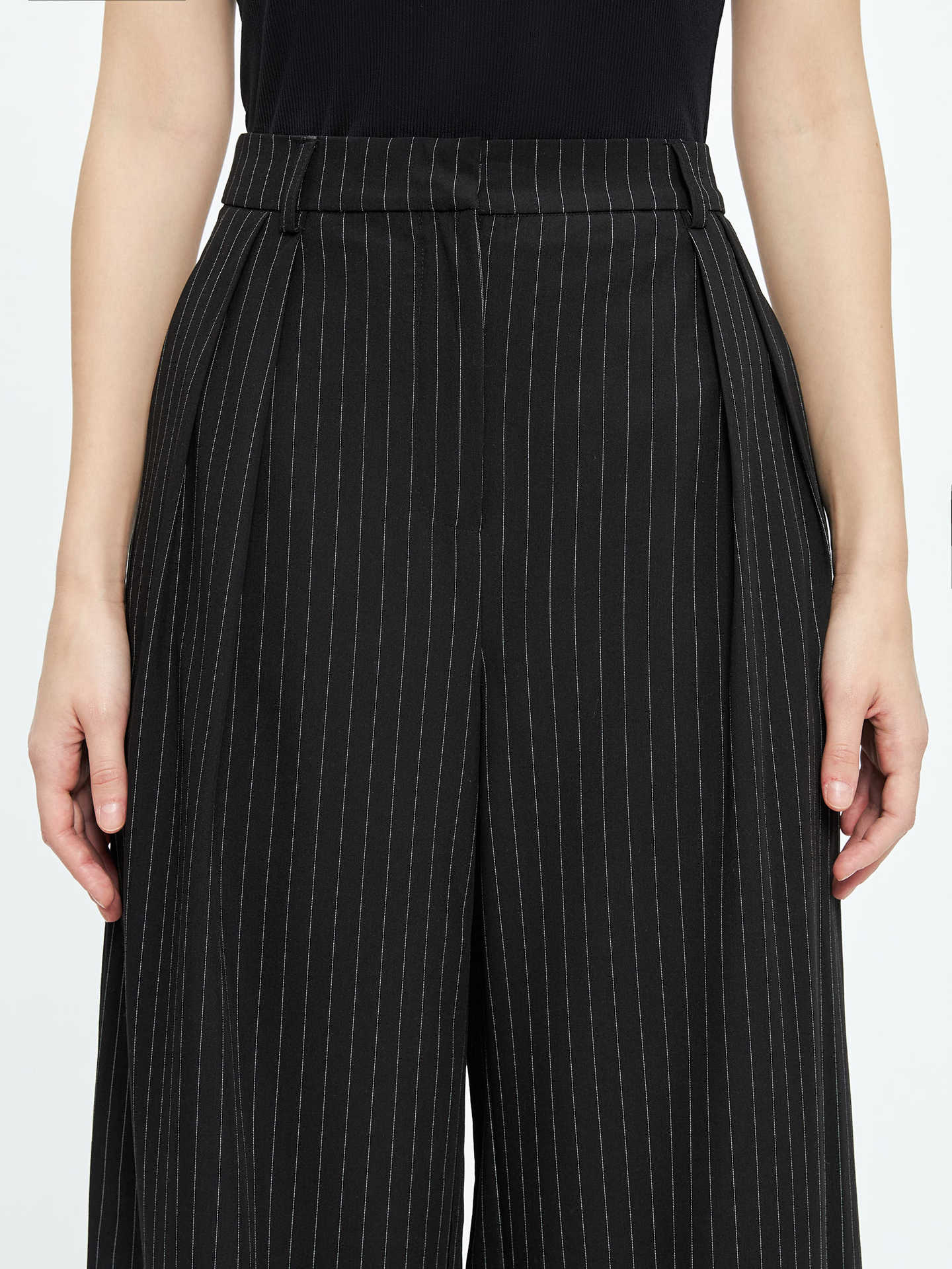 Women's Casual Striped High Waisted Loose Pants-Buy 2 Free Shipping