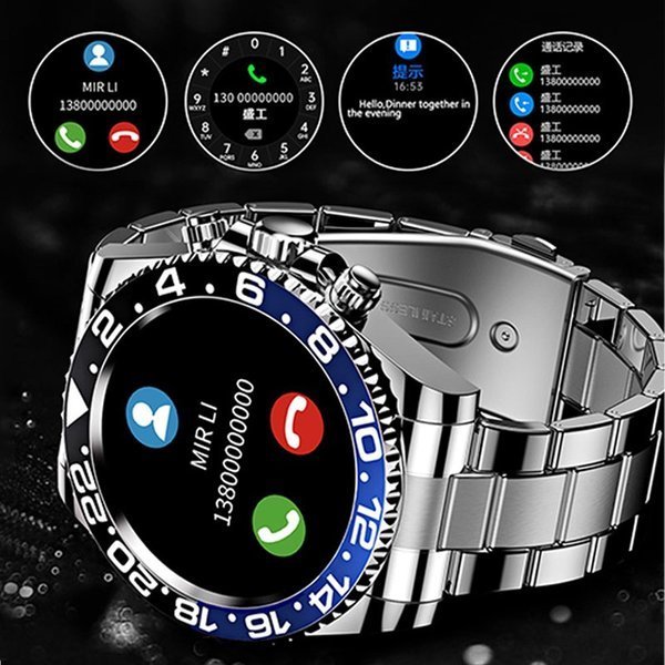 Multifunctional Bluetooth Talk Men's Casual Smart Watch