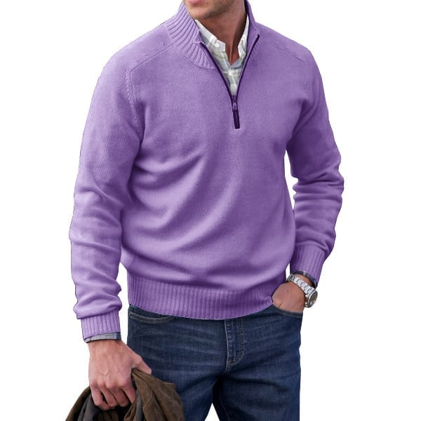 ✨Today's Deal - Men's Cashmere Zipper Basic Sweater (Buy 2 Free Shipping)😍 mysite