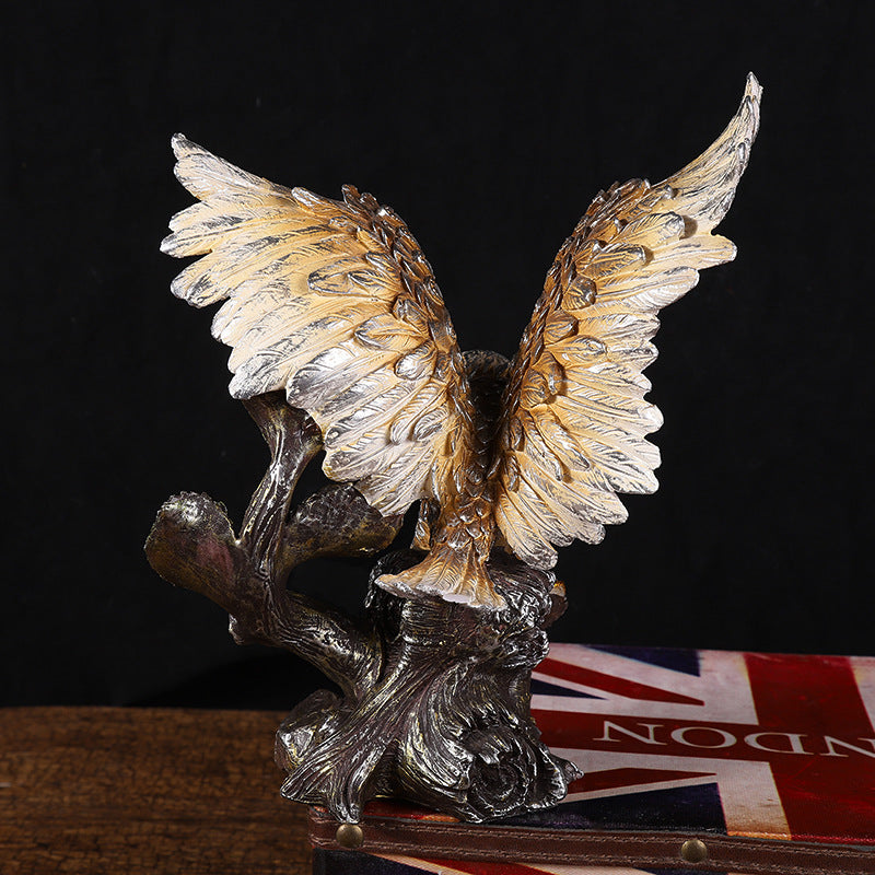Great Exhibition Resin Eagle Ornament, Office Home Decoration Ornament mysite