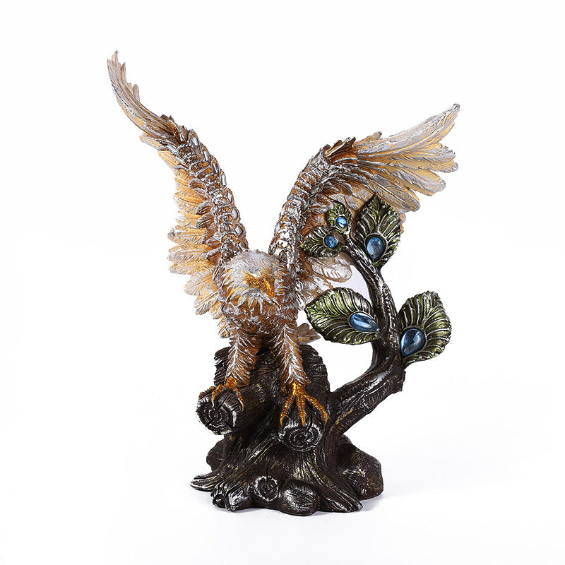 Great Exhibition Resin Eagle Ornament, Office Home Decoration Ornament mysite