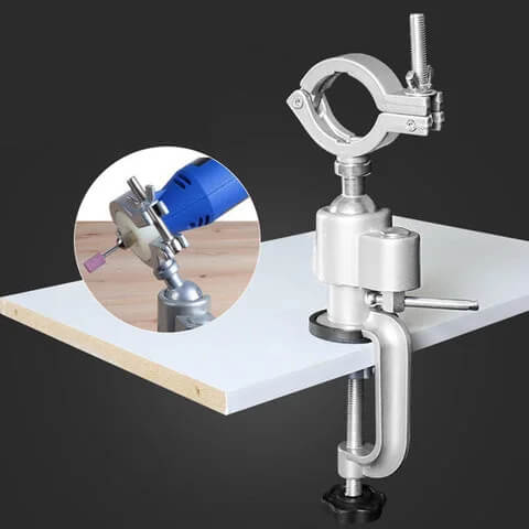 Electric Grinder Electric Drill Universal Rotating Fixed Bracket Vise Shelf mysite