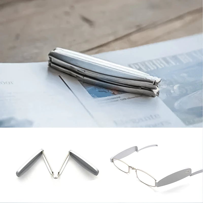 Ultra Light Titanium Material Screwless Foldable Reading Glasses mysite