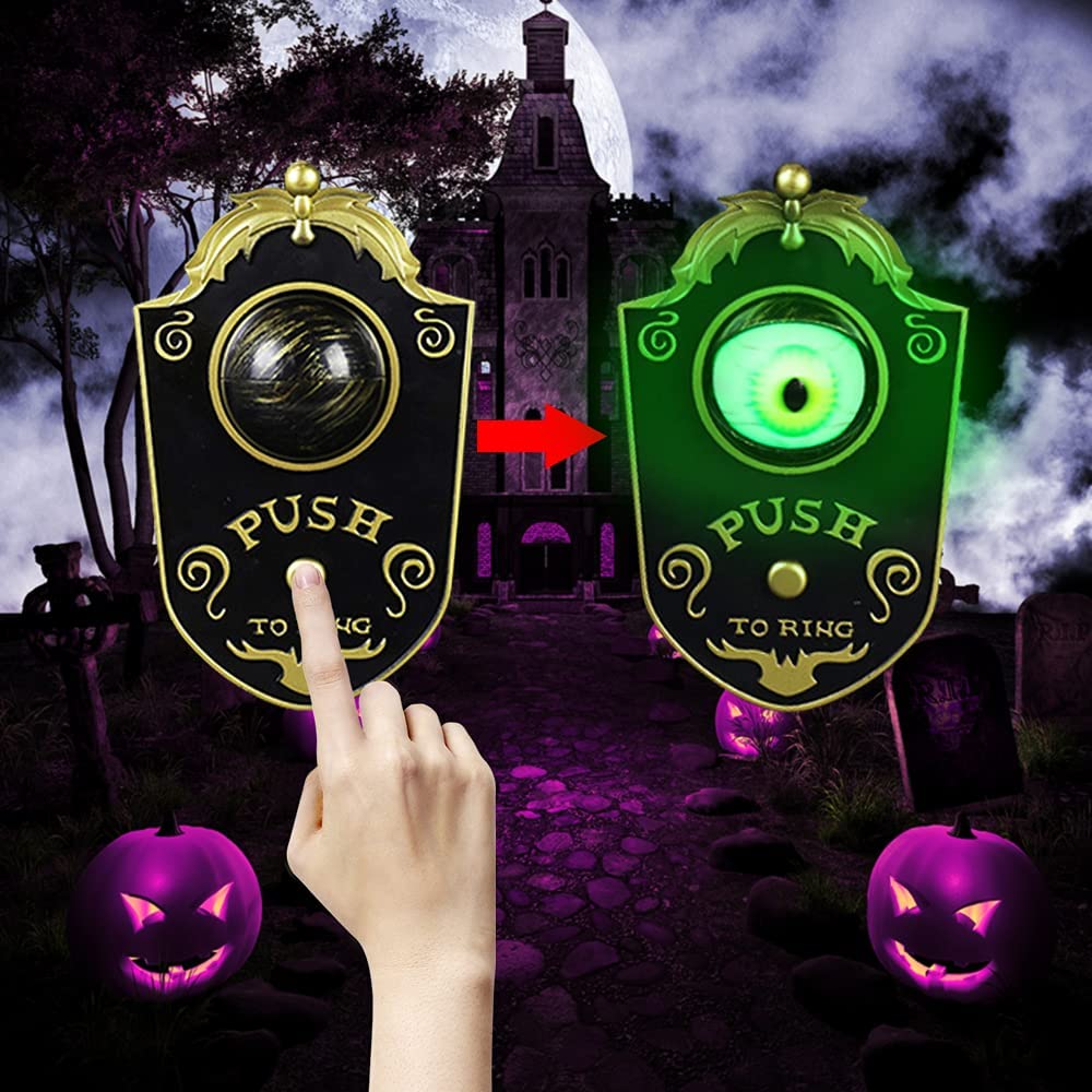 🎃Early Halloween Promotion😈 Demon one-eyed doorbell