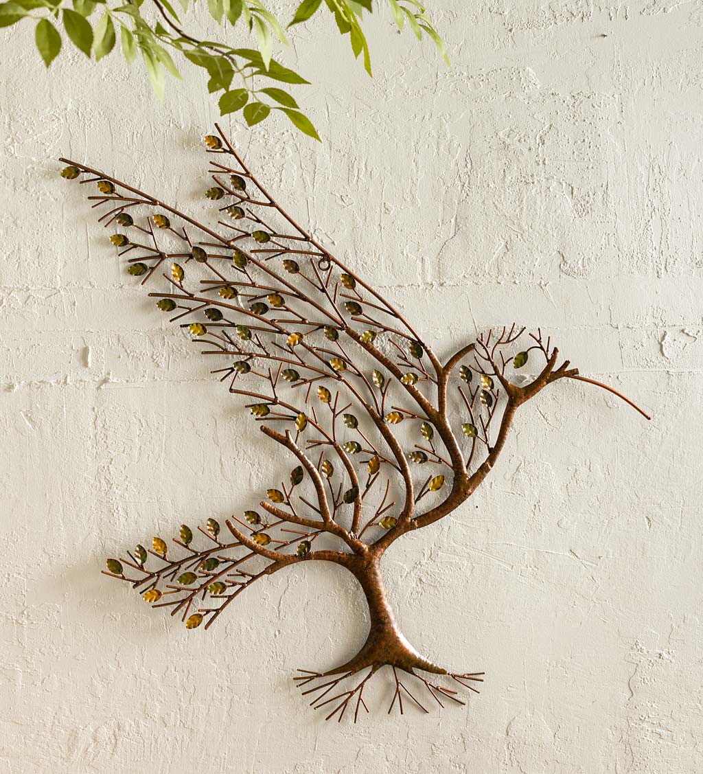 🔥HOT SALE 49% OFF - Hummingbird with Branches Metal Wall Art mysite