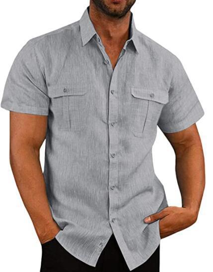 Stretch Short Sleeve Shirt with Pockets mysite