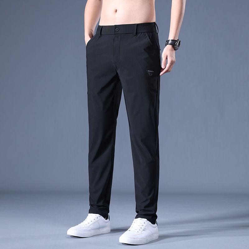 Men's Casual Elastic Straight-leg Pants mysite