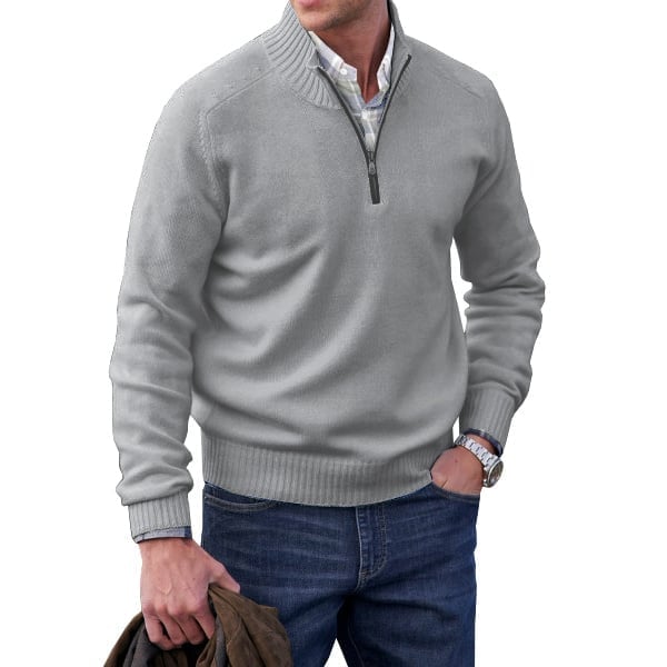 ✨Today's Deal - Men's Cashmere Zipper Basic Sweater (Buy 2 Free Shipping)😍