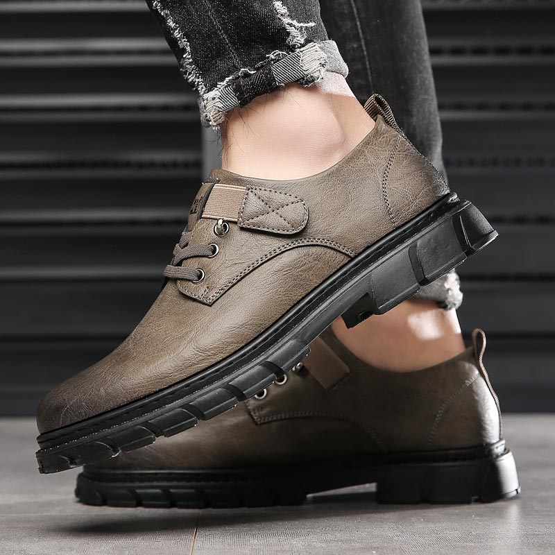 🔥Men’s Vintage Cargo Leather Shoes - Buy two pairs and get free shipping!