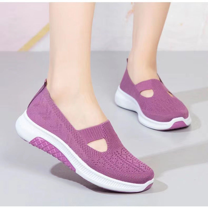 Shobous 2023 HOT🔥Women's Mesh Comfortable Wedges Sandals