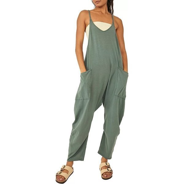 Wide Leg Jumpsuit with Pockets – uber7