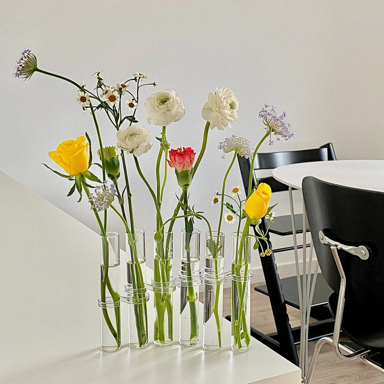 Hinged flower vase (6 pcs/8 pcs) mysite