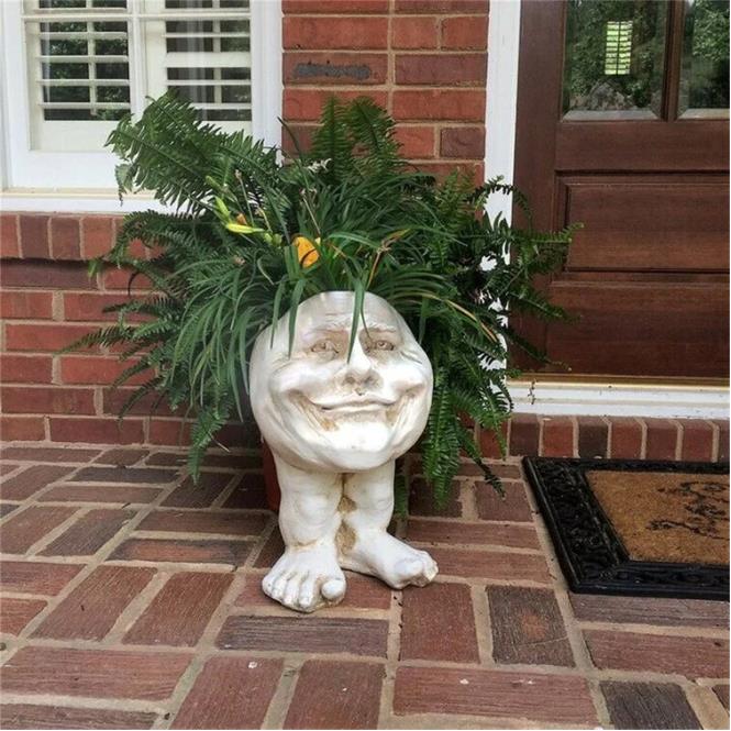 Mugglys Face Statue Planter - Happy New Year 49% OFF🎊 mysite