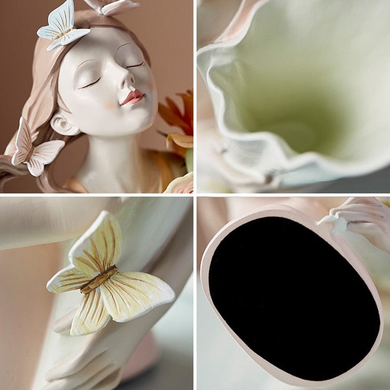 Ceramic Vase "Butterfly Girl"