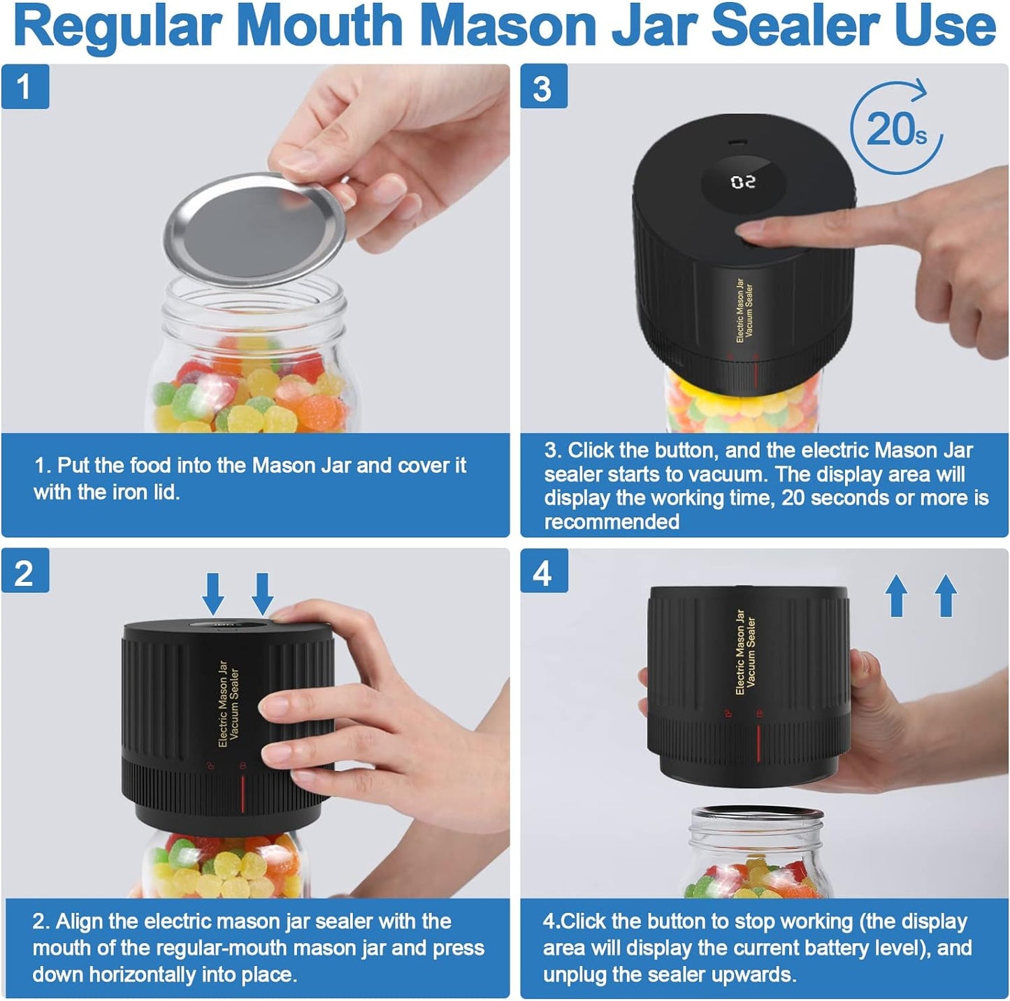 🎄Christmas Sale🎅Electric Vacuum Sealer For Mason Jars mysite