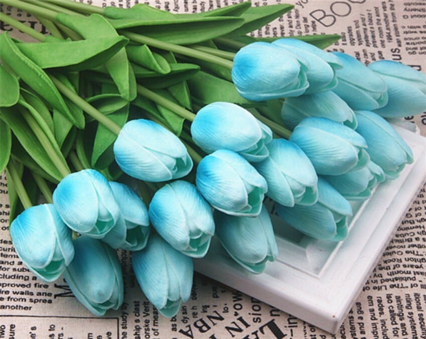 ✨LAST Day Sale-70off💓-High Quality Artificial Latex Tulips(PCS 10) mysite