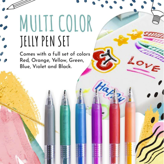 🎄Christmas Pre-sale Promotion🔥3D Jelly Pen Set