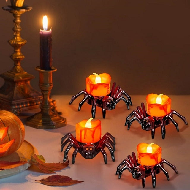 🔥Halloween Spider LED Party Candle Lights mysite