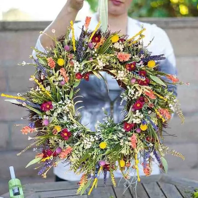 Texas Wildflower wreath mysite