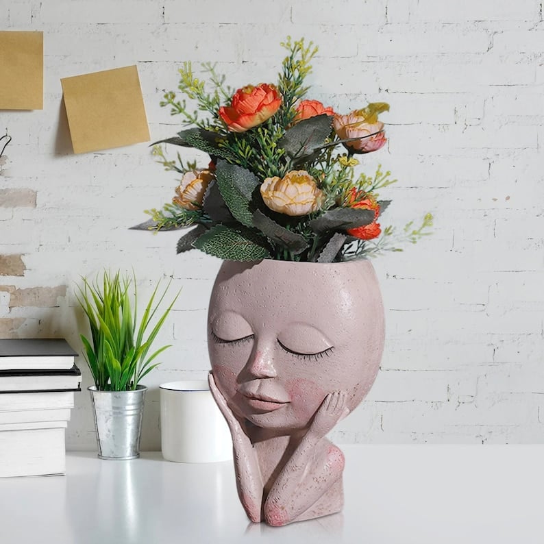 💝2023 HOT SALE-Girl Face Head Planter mysite