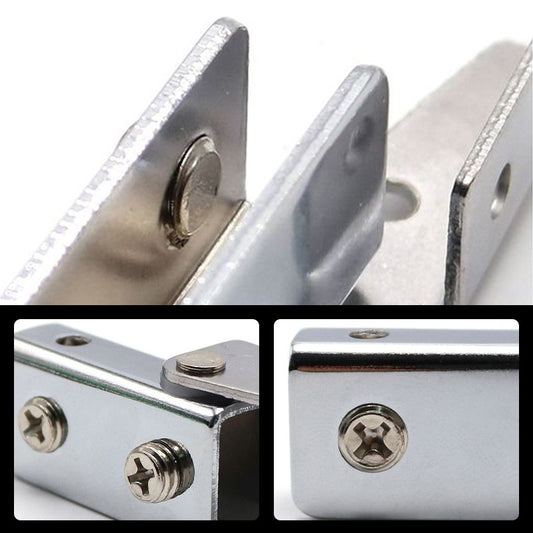 L-shaped rotating glass hinge mysite