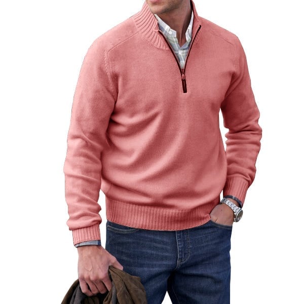 ✨Today's Deal - Men's Cashmere Zipper Basic Sweater (Buy 2 Free Shipping)😍 mysite