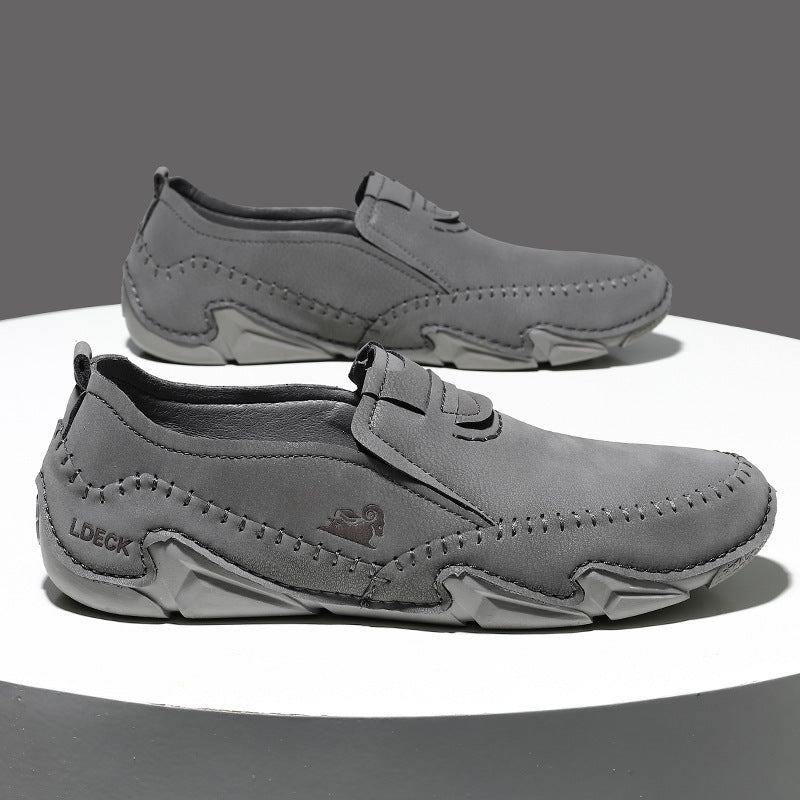 43% OFF丨Italian Hand Stitched Boots Plus Size Men's Shoes Low Top Men's Casual Shoes
