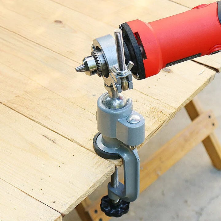 Electric Grinder Electric Drill Universal Rotating Fixed Bracket Vise Shelf mysite