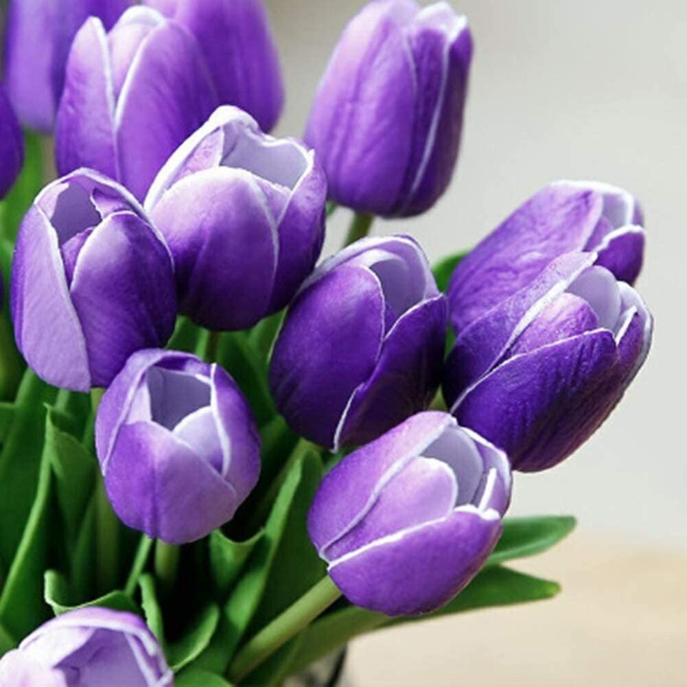 ✨LAST Day Sale-70off💓-High Quality Artificial Latex Tulips(PCS 10) mysite