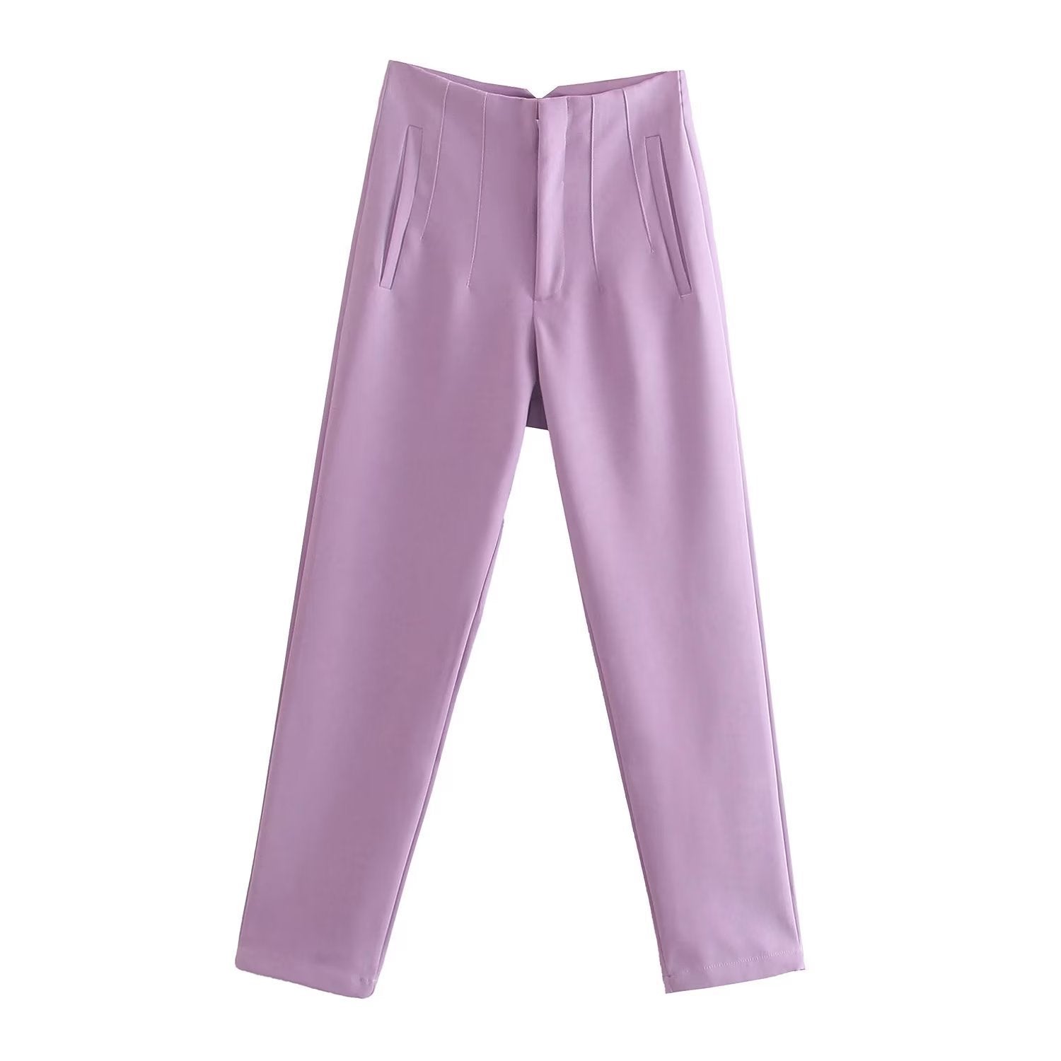 Tailored Pleat High Waist Pants - Buy two and get free shipping! mysite