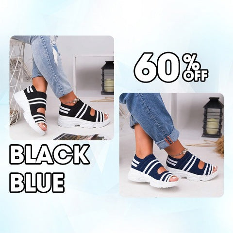 🔥💰Last Day Promotion 70% OFF!👭 Leather Orthopedic Arch Support Sandals Diabetic Knitting Walking Sandals. mysite