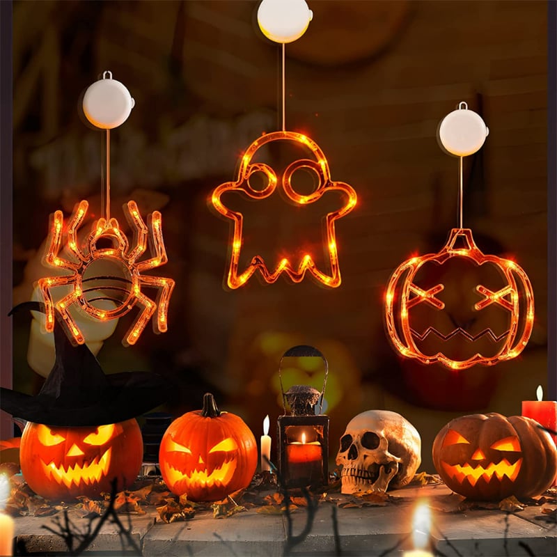 ✨Hot Sale✨ 2023 Upgrade Halloween Window Lights  Decorations mysite