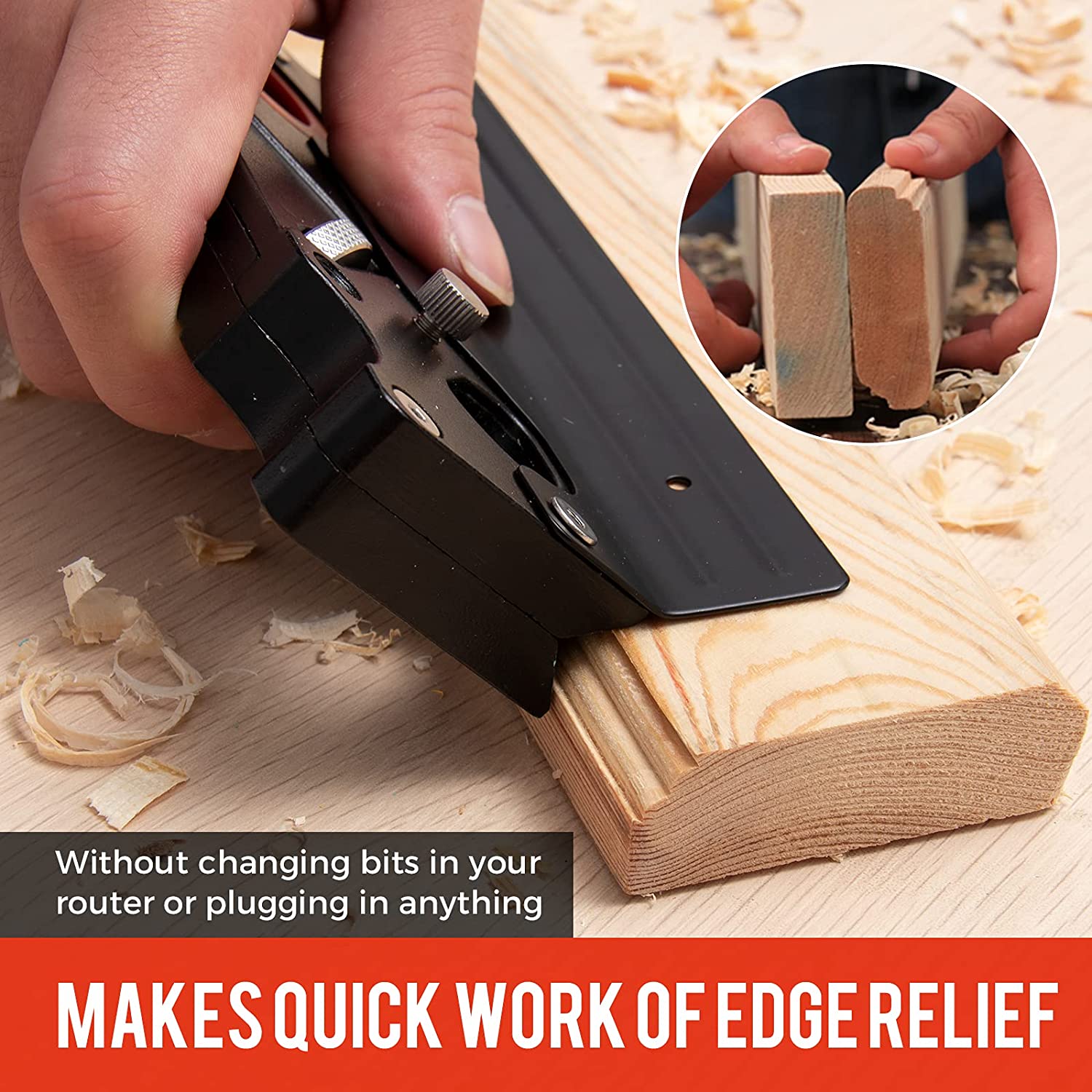 Chamfer Plane - Woodworking Edge Corner Flattening Tool mysite