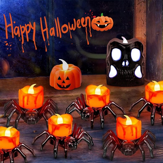 🔥Halloween Spider LED Party Candle Lights mysite