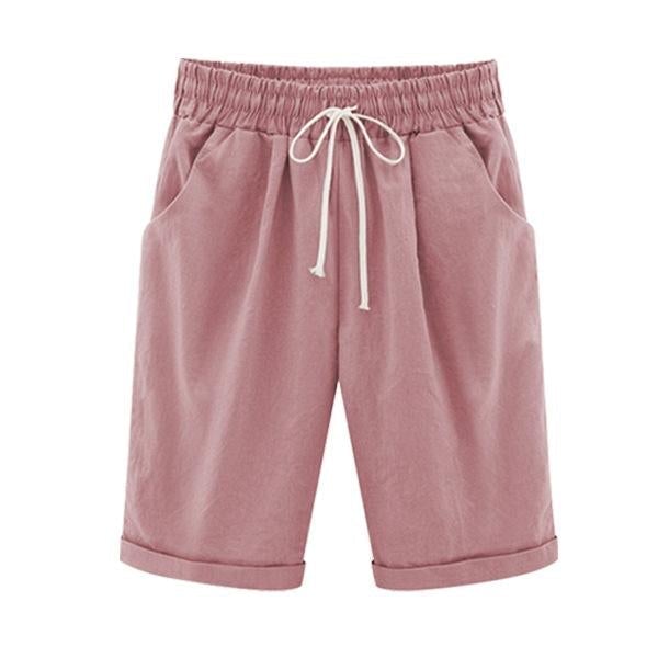 Elastic Waist Casual Comfy Summer Shorts mysite