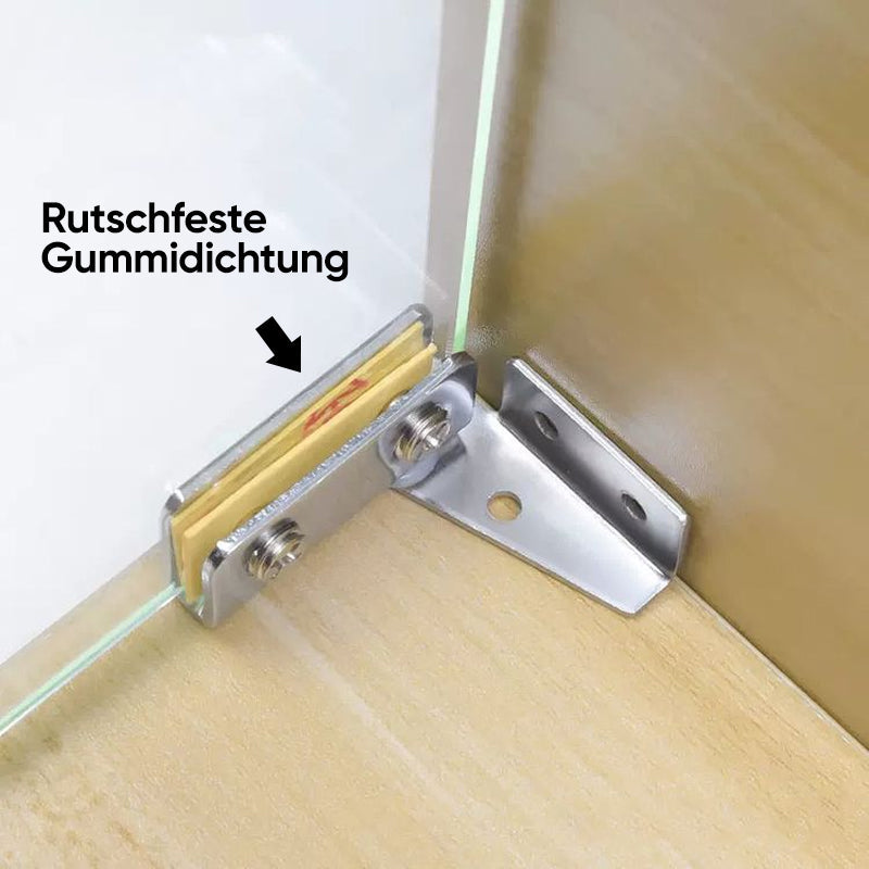 L-shaped rotating glass hinge mysite