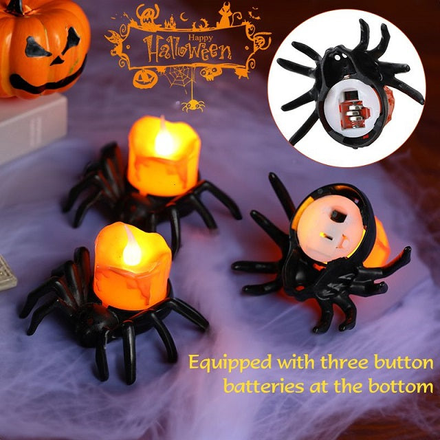 🔥Halloween Spider LED Party Candle Lights mysite