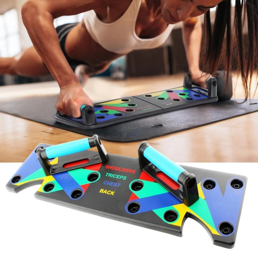 🌈Multifunctional Folding Push-up Fitness Board Sports Abdominal Device mysite