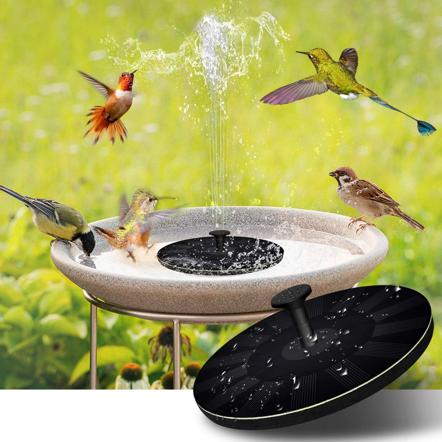 🎁Best Mother's Day Gift Of 2023🎁 - Solar outdoor fountain-The perfect garden decoration