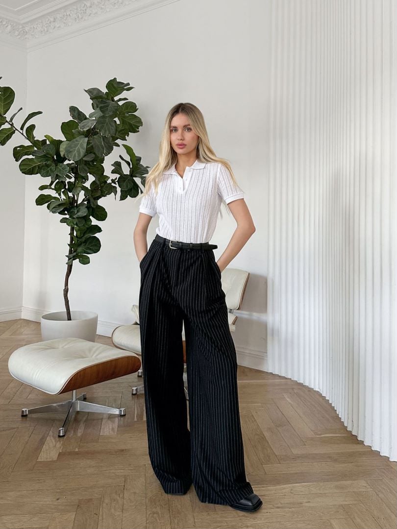 Women's Casual Striped High Waisted Loose Pants-Buy 2 Free Shipping mysite