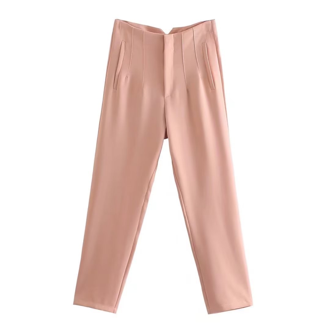 Tailored Pleat High Waist Pants - Buy two and get free shipping! mysite